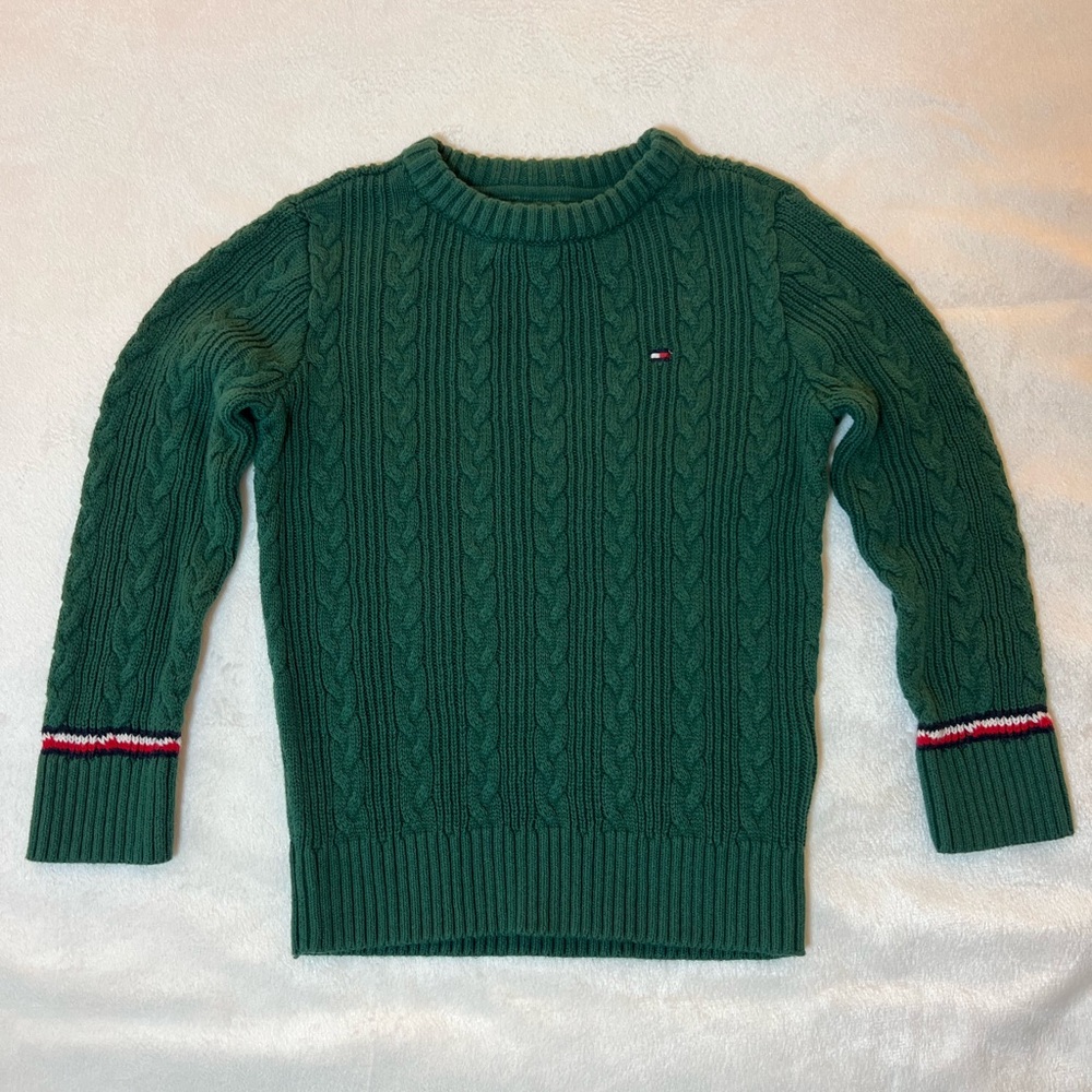 Tommy Hilfiger kids Green Crewneck Sweater Size‎ XS TP/XP (4-5)